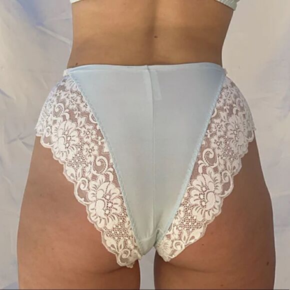 Free People Madame VP Panty Blue Size M - Picture 2 of 7